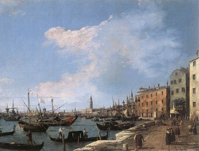 The Riva degli Schiavoni by Giovanni Antonio Canal